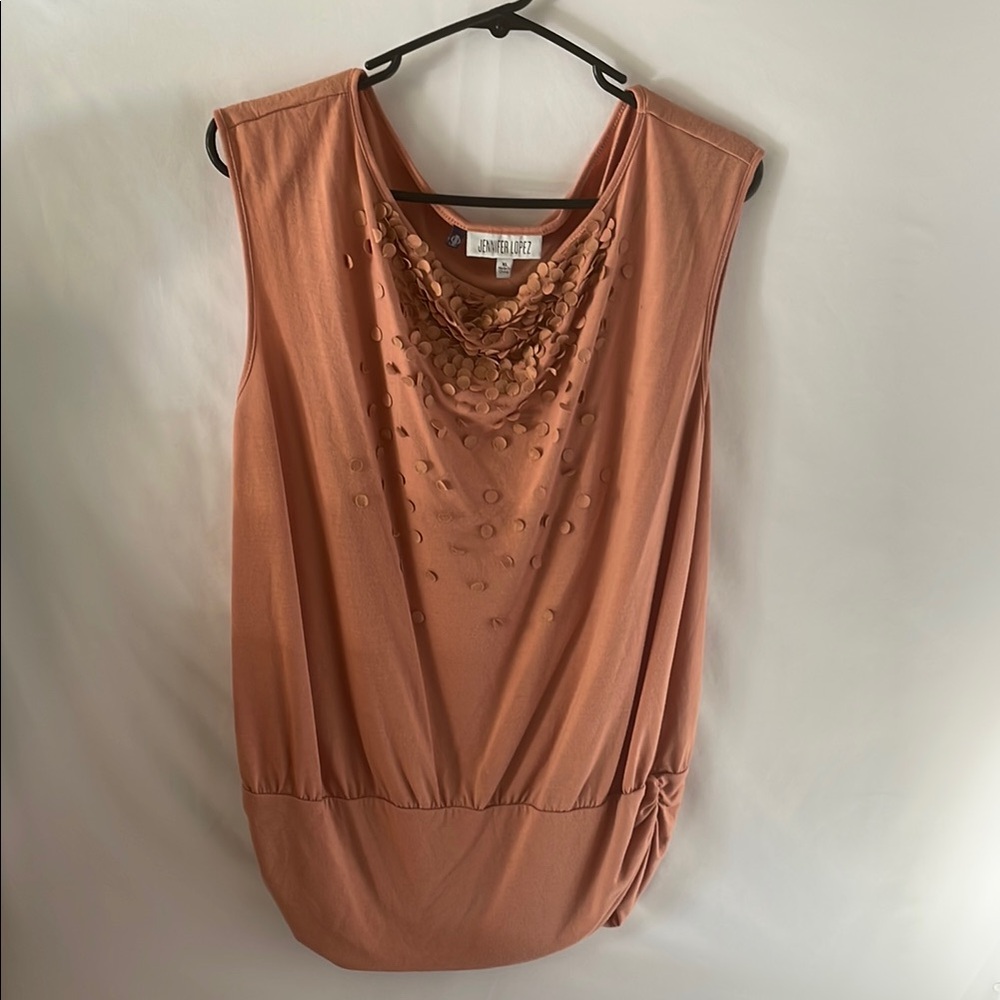 Jennifer Lopez Relaxed Embellished‎ Blouse size xlarge